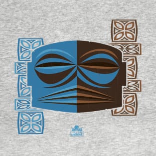 Blue Tiki Head T-Shirt